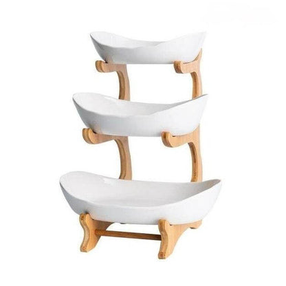 Tiered Fresh Food Storage Plate Stand
