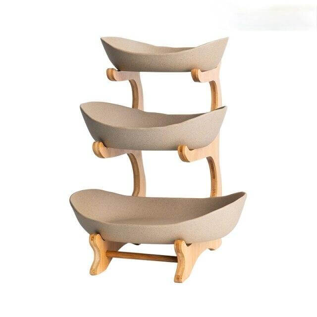 Tiered Fresh Food Storage Plate Stand