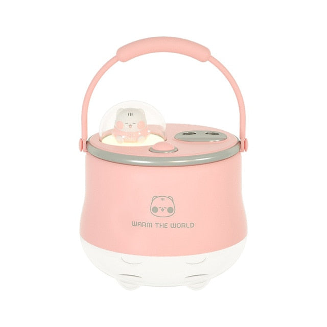 Stylish Teapot Cool Mist Table Lamp