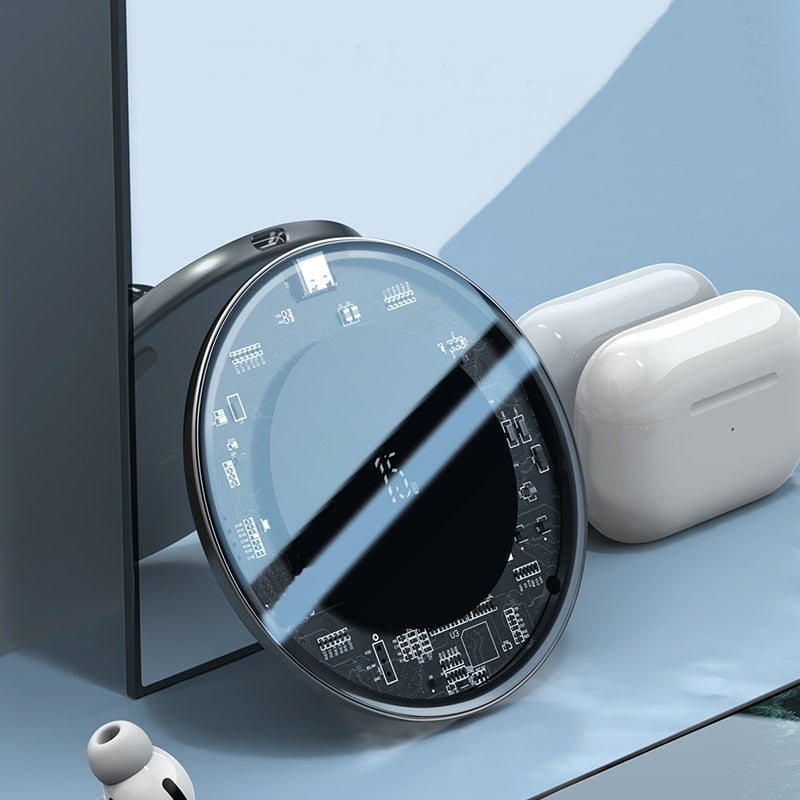 Clear Quick Wireless Charging Pad - Pexav
