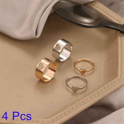 Romantic His Hers Engagement Ring Set