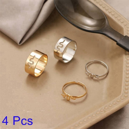 Romantic His Hers Engagement Ring Set