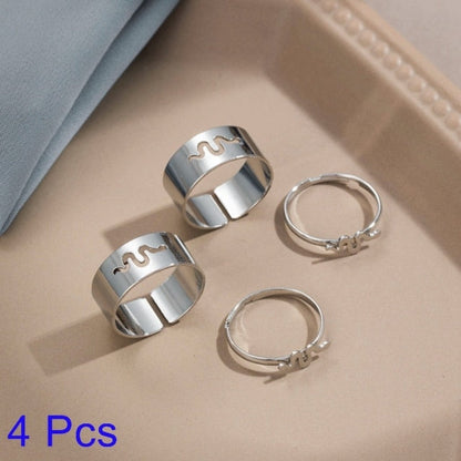 Romantic His Hers Engagement Ring Set