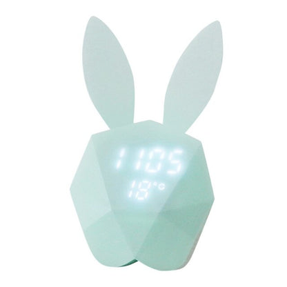 Adorable Bunny LED Digital Clock