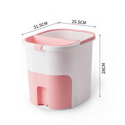 Dual Compartment Kitchen Recycling Bin