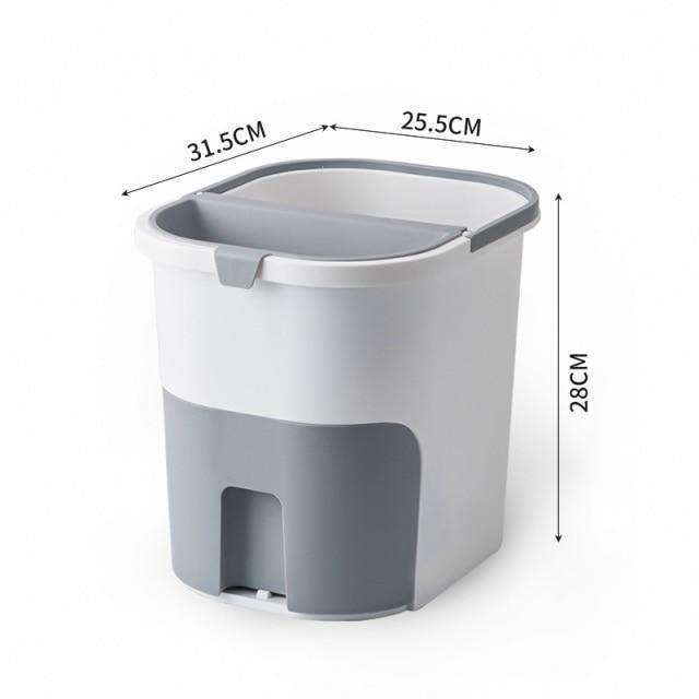 Dual Compartment Kitchen Recycling Bin