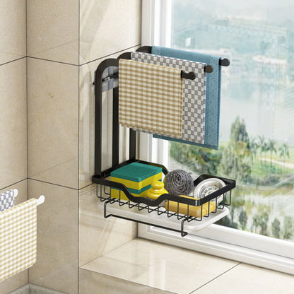 Compact Kitchen Dish Rack with Tray