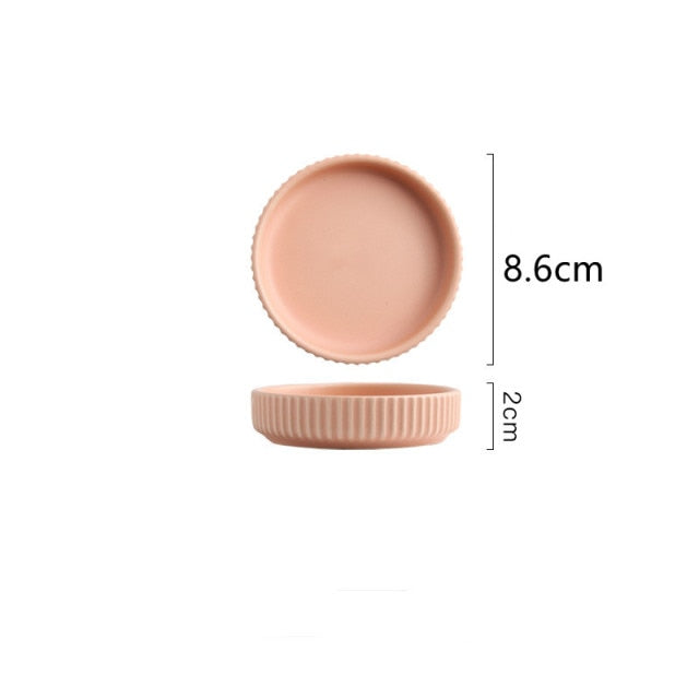 Vibrant Porcelain Dining Plate