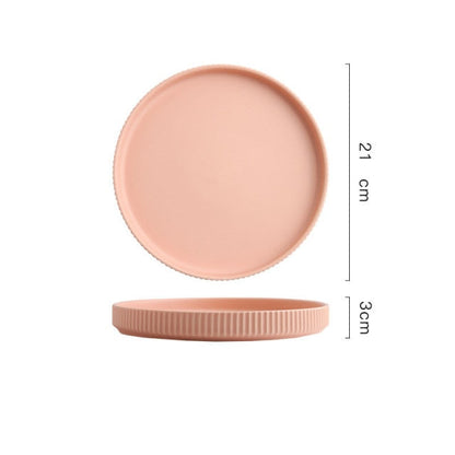 Vibrant Porcelain Dining Plate