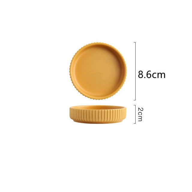 Vibrant Porcelain Dining Plate