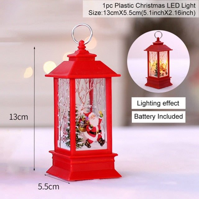 Festive Winter Snowman Table Lamp