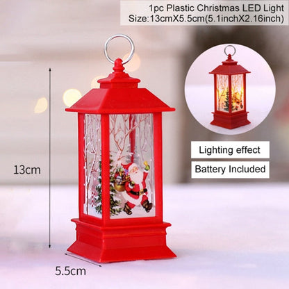 Festive Winter Snowman Table Lamp