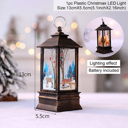 Festive Winter Snowman Table Lamp