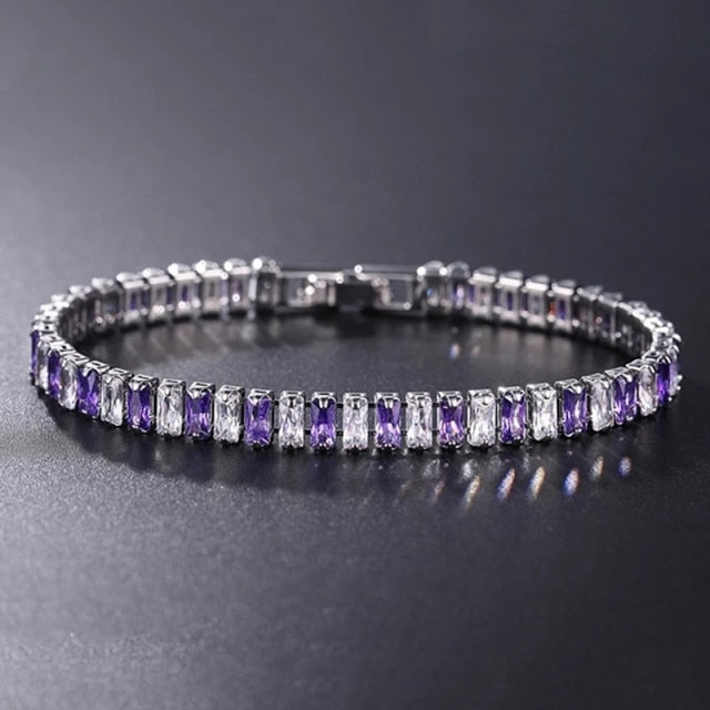 Sparkling Silver Chain Link Bracelet