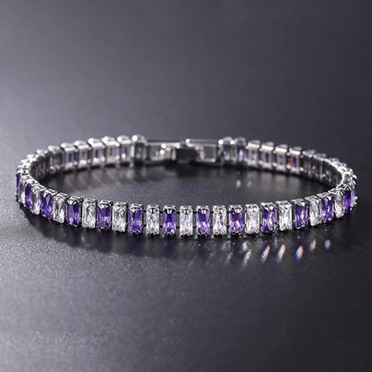 Sparkling Silver Chain Link Bracelet
