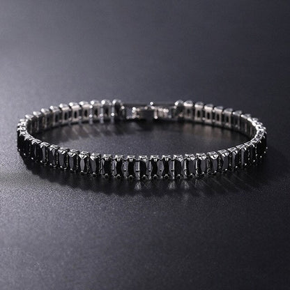 Sparkling Silver Chain Link Bracelet