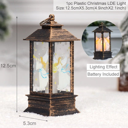 Festive Winter Snowman Table Lamp