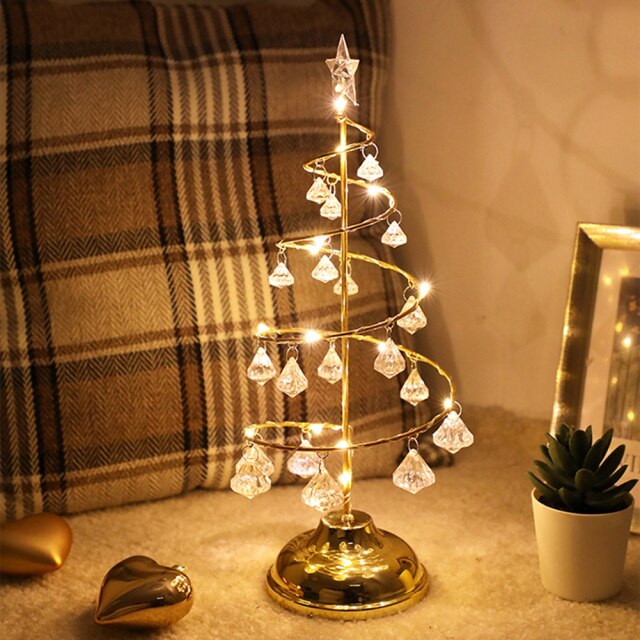 Festive Holiday Table Light Lamp
