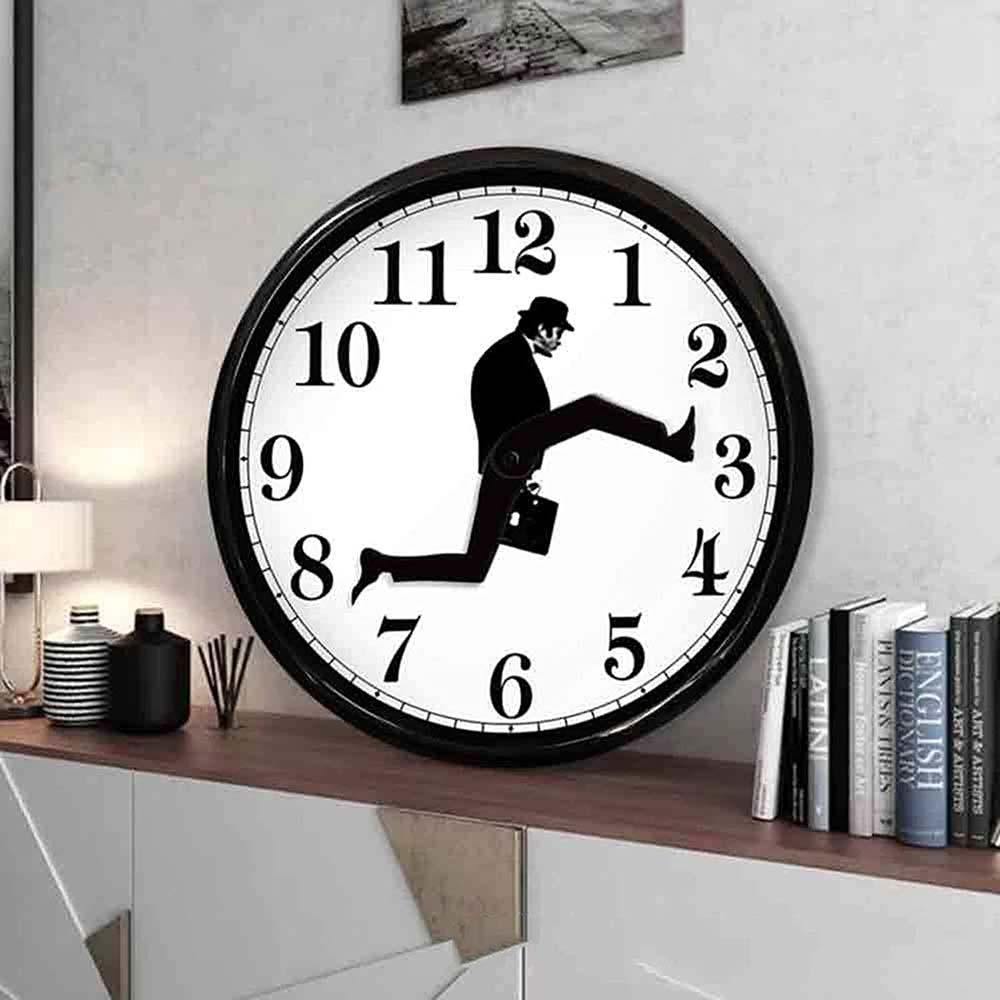 Quirky Humorous Contemporary Wall Clock - Pexav