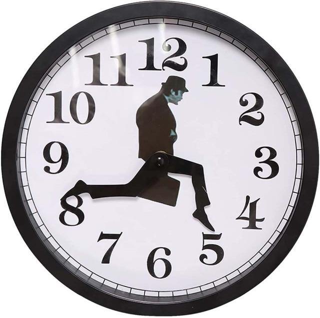 Quirky Humorous Contemporary Wall Clock