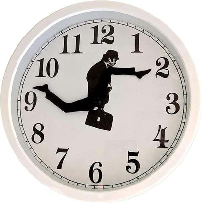 Quirky Humorous Contemporary Wall Clock