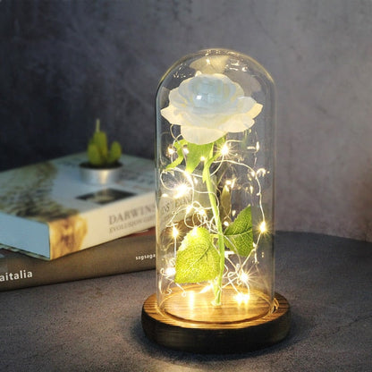 Timeless Fake Rose Bell Jar