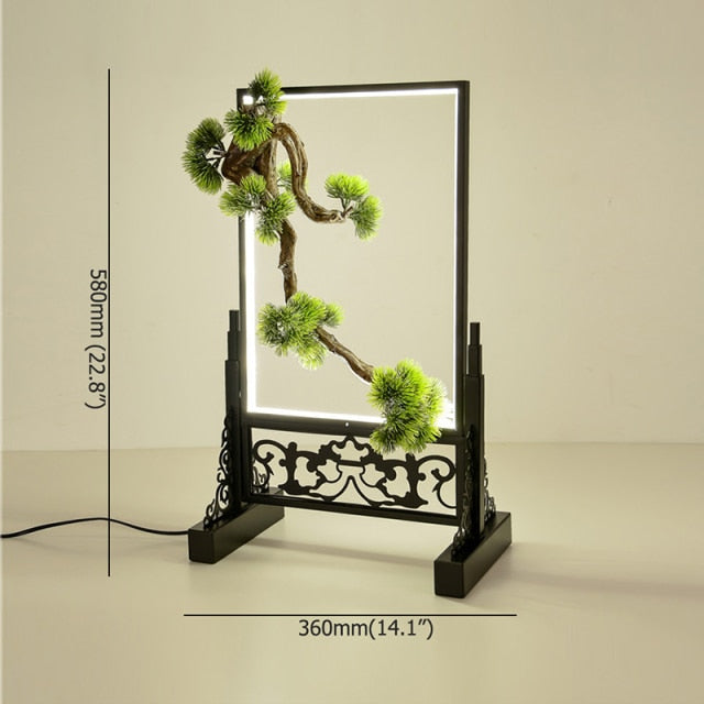 Unique Contemporary Wooden Desk Lamp