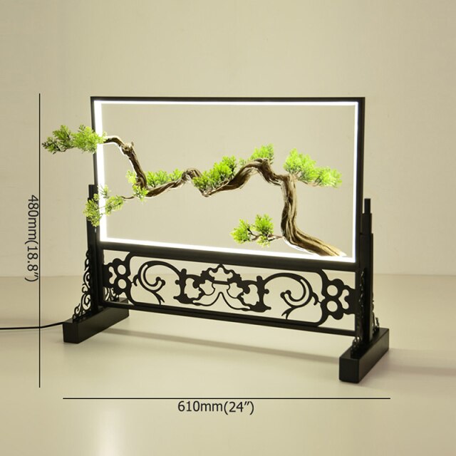 Unique Contemporary Wooden Desk Lamp