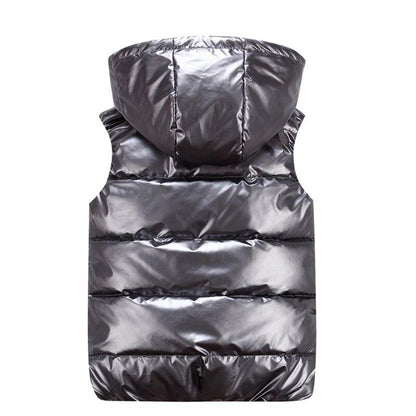Warm Zip Up Sleeveless Puffer Jacket