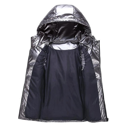 Warm Zip Up Sleeveless Puffer Jacket
