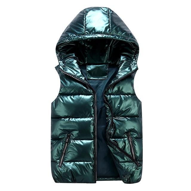 Warm Zip Up Sleeveless Puffer Jacket