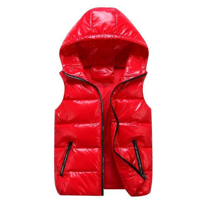 Warm Zip Up Sleeveless Puffer Jacket