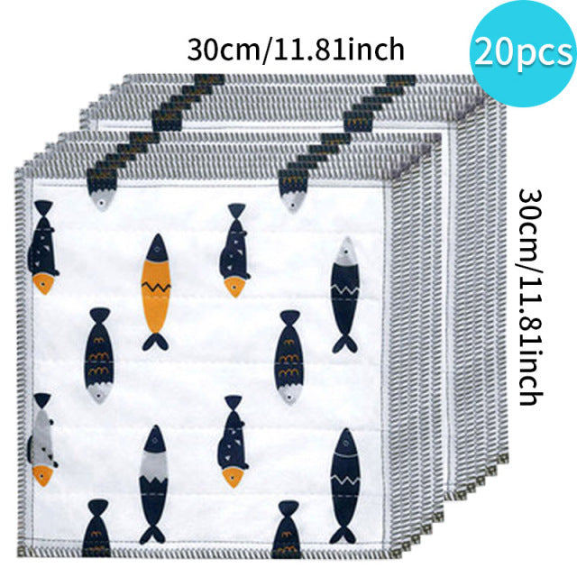 Eco Friendly Extra Absorbent Kitchen Towels Set