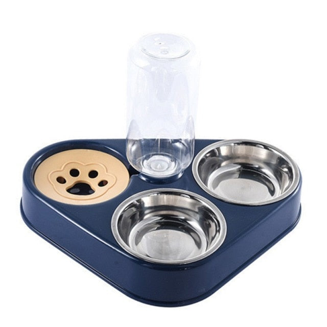 Multi Function Metal Pet Bowl Set