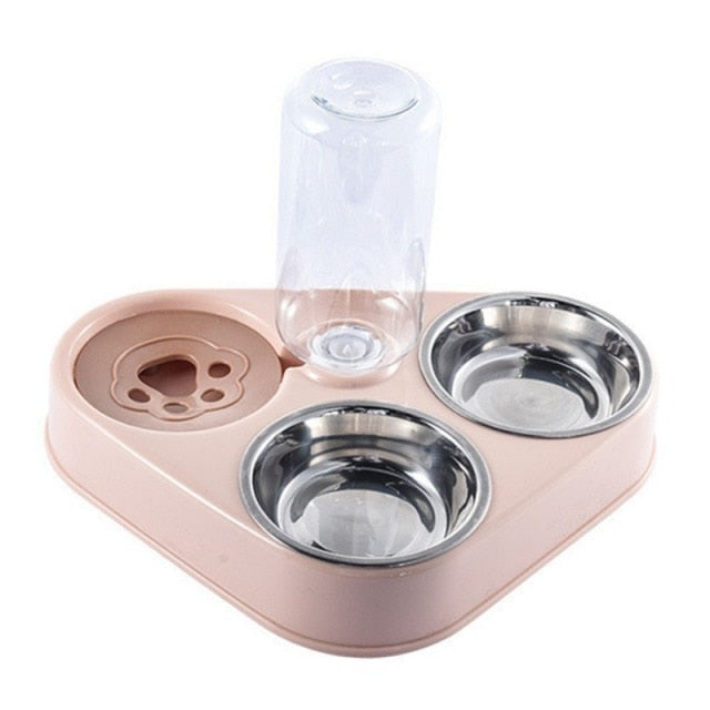 Multi Function Metal Pet Bowl Set