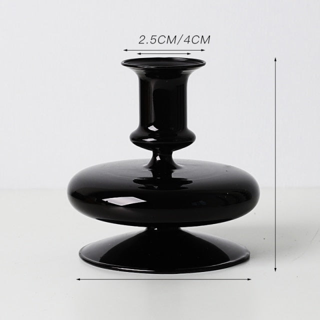 Clear Glass Tealight Candle Holder