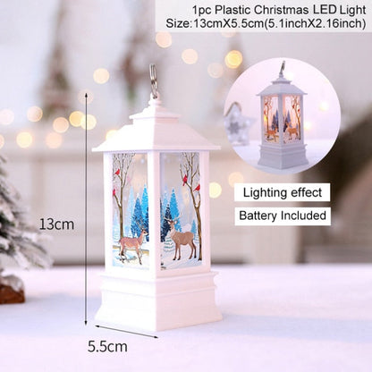 Festive Winter Snowman Table Lamp