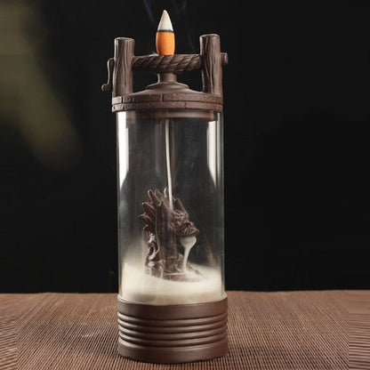Unique Handcrafted Dragon Incense Holder