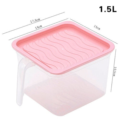 Clear Plastic Fridge Storage Container