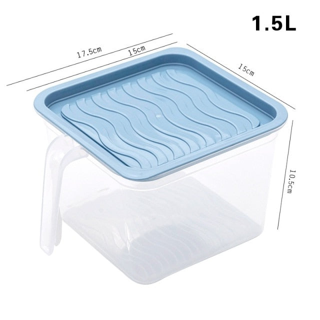 Clear Plastic Fridge Storage Container