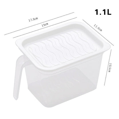 Clear Plastic Fridge Storage Container