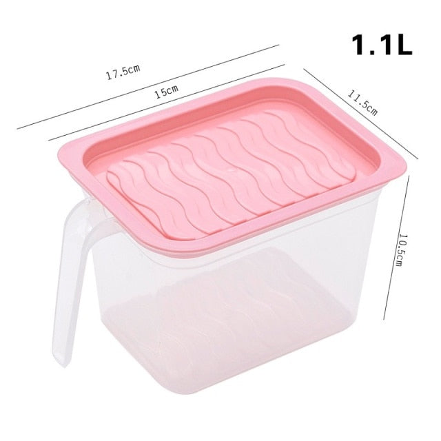 Clear Plastic Fridge Storage Container