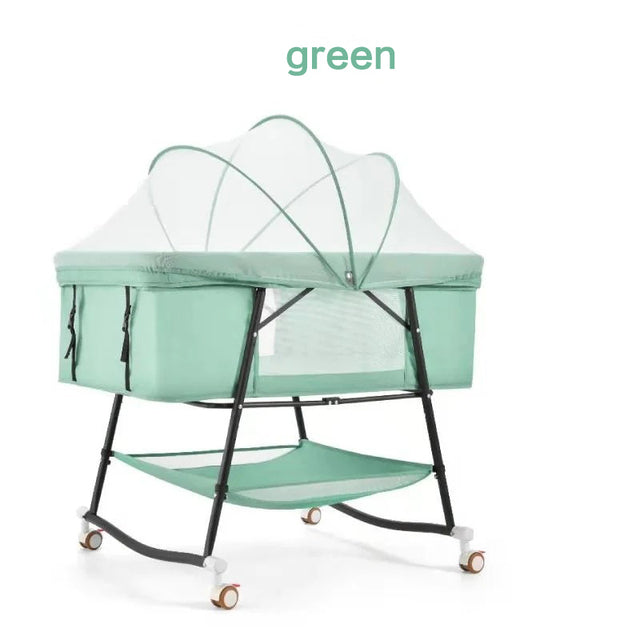 Safe Portable Foldable Baby Crib with Mosquito Net