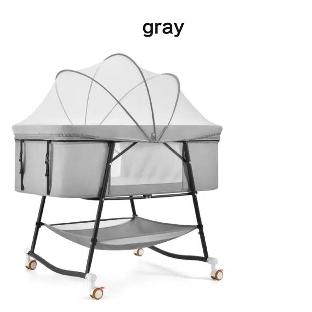 Safe Portable Foldable Baby Crib with Mosquito Net