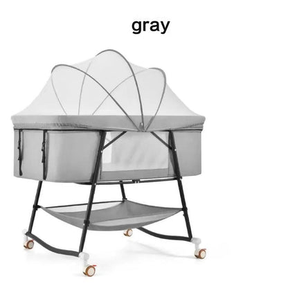 Safe Portable Foldable Baby Crib with Mosquito Net
