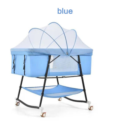 Safe Portable Foldable Baby Crib with Mosquito Net