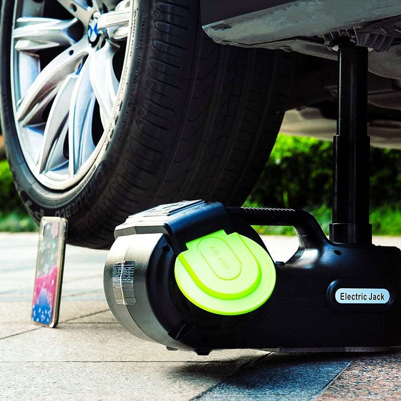 3 in 1 Portable Car Lift Air Pump Kit - Pexav