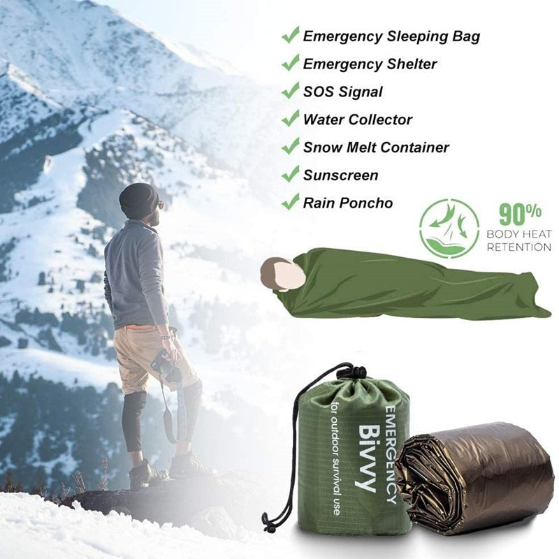 Warm Insulated Outdoor Sleeping Bag - Pexav