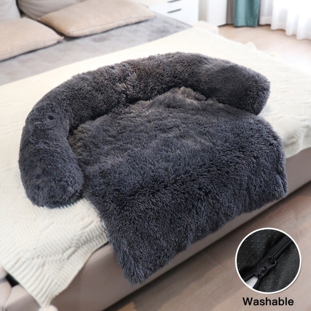 Big Pet Fleece Couch Protector Bed