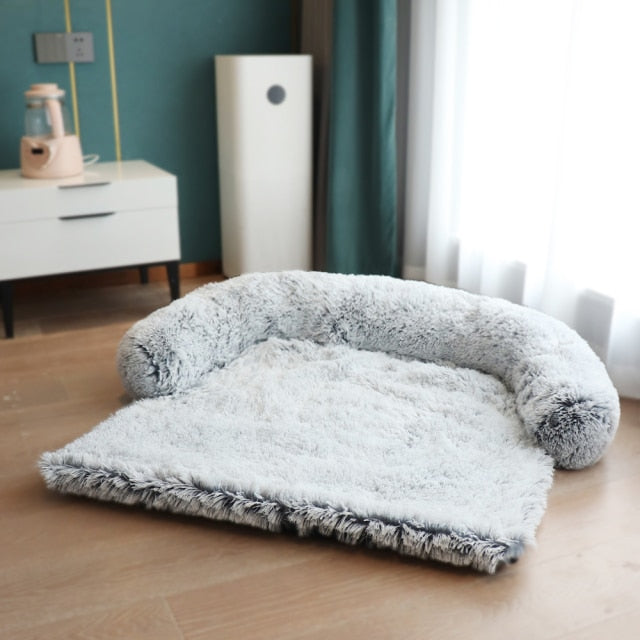Big Pet Fleece Couch Protector Bed